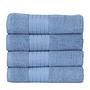 Branda Towel Set 4-Piece Set Cotton Ice Blue 0