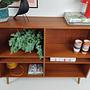Vintage Bücherregal Holz Braun 3