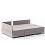 Fly Ecksofa Links mit 2 Hockern Creme 6