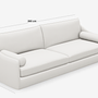 Antilopen Sofa 3.5 Seater Ivory 2