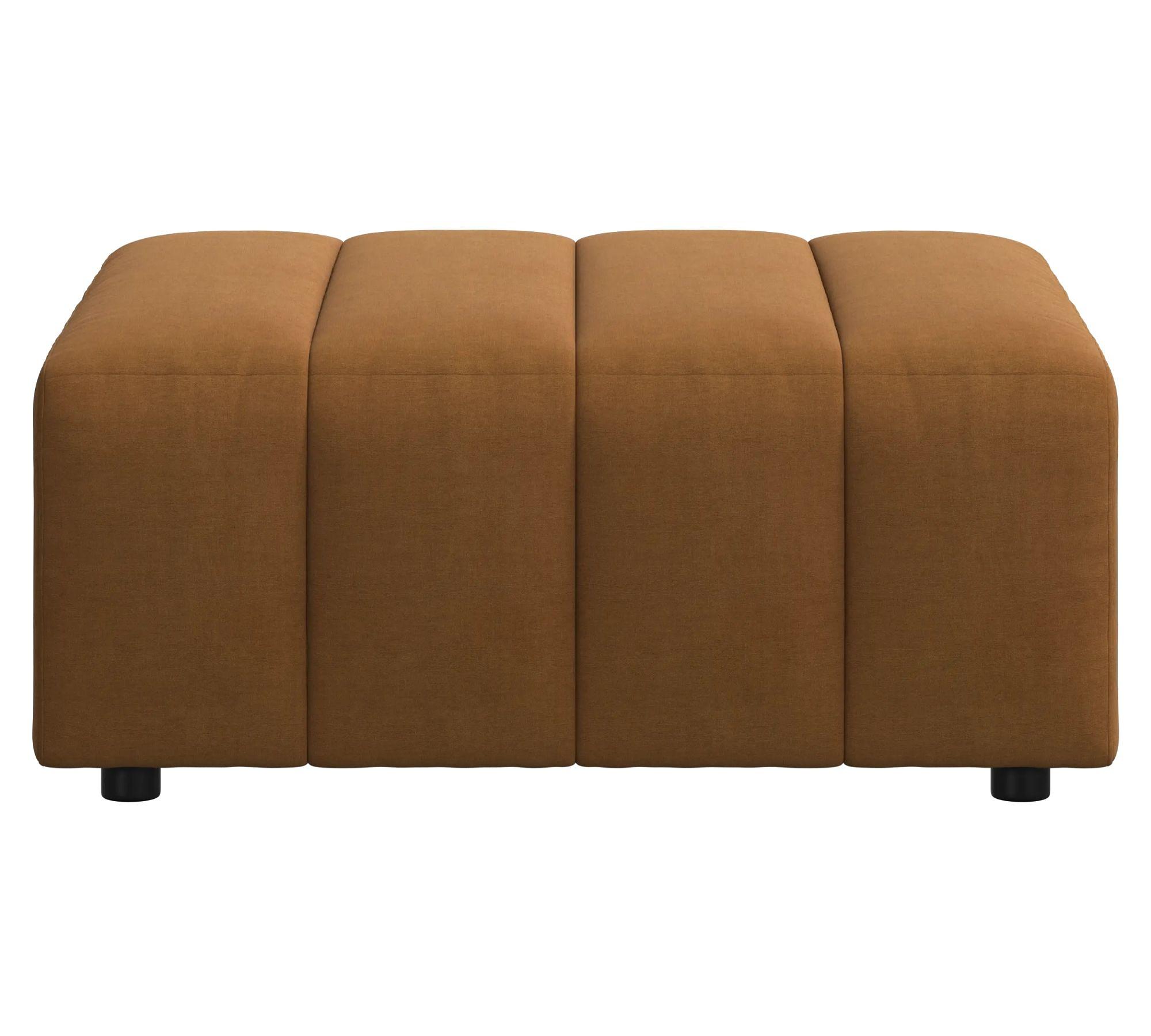 Bellagio Pouf tessuto Frisco cammello 2057 1
