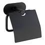 Toilettenpapierhalter Orea Edelstahl Schwarz 1
