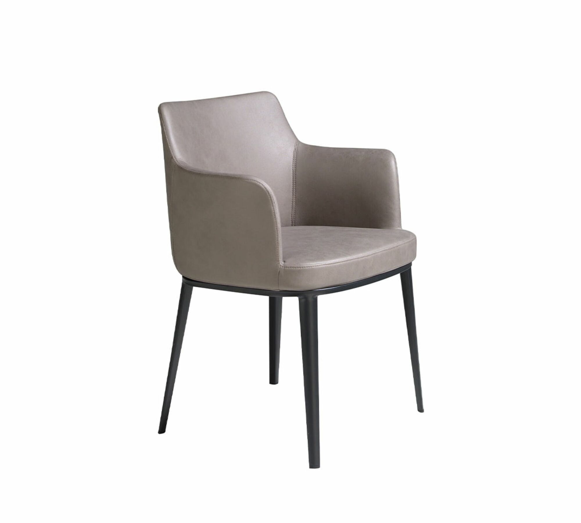 Sedia con braccioli acciaio inox grigio 0