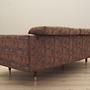 2-seater sofa brown 1960s 3