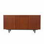 Vintage Sideboard Teak wood Brown 1970s 0