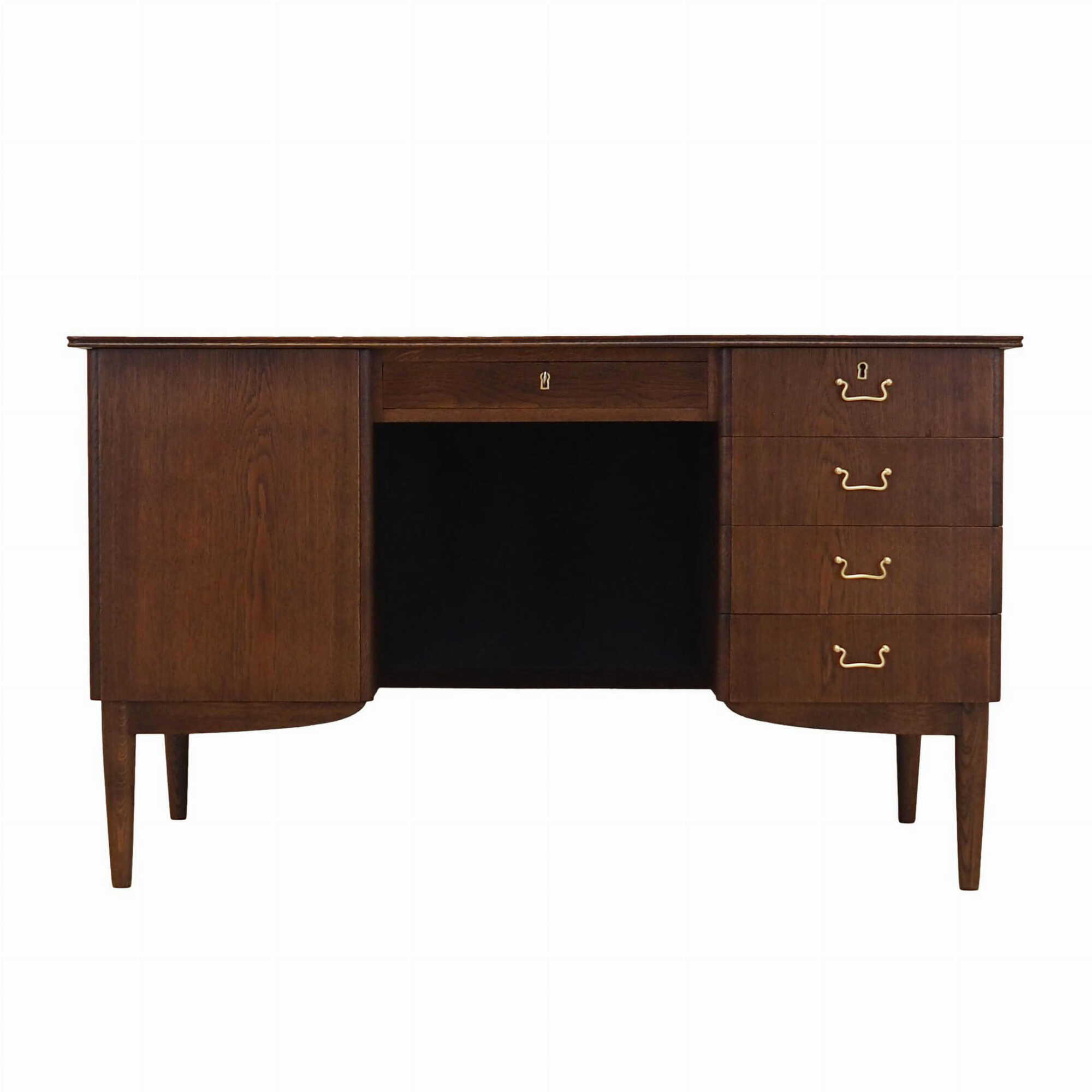 Desk Wood Brown 1970s 0