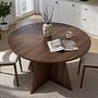 Virella Dining table Walnut Ø120 cm 2