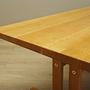 Dining table ash wood 1970s 10