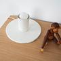 Tischlampe Glas Metall 1970er Jahre 13