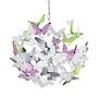 Butterfly Pendant Light 4-bulb Acrylic Glass Iron 0