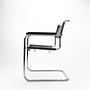 S34 Armchairs Chrome Black 6