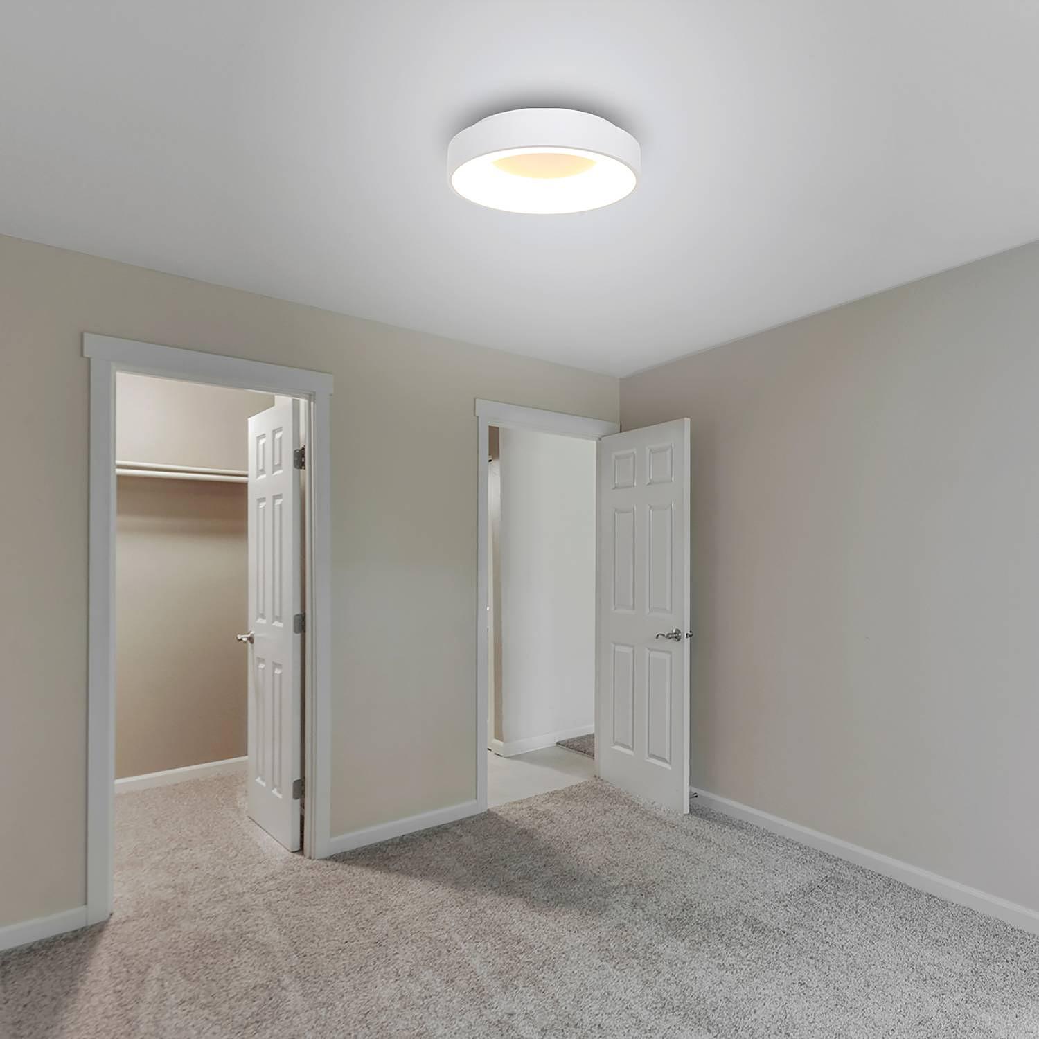 LED-Deckenleuchte Surgy I Acrylglas Eisen 2