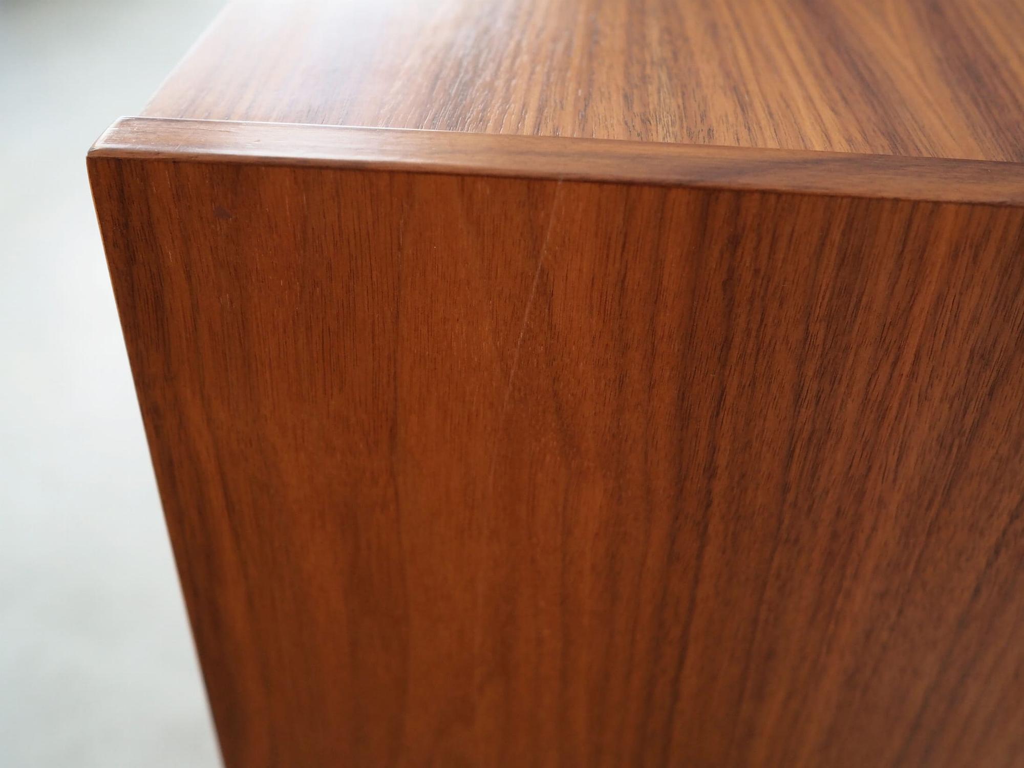Vintage Bücherregal Holz Braun 1970er Jahre 11