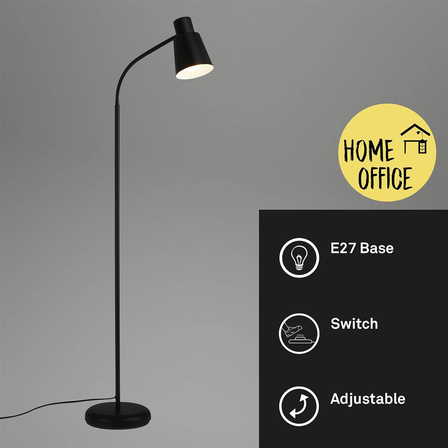 Loras Stehleuchte Aluminium Schwarz 3