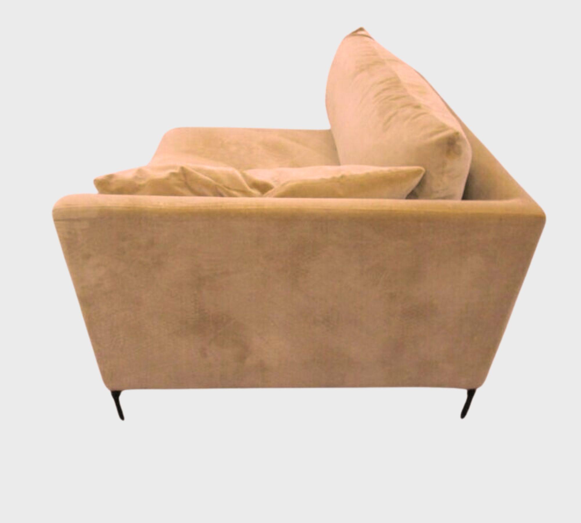 Vincent 1-Sitzer Modul Rechts Velour Matt Beige 7