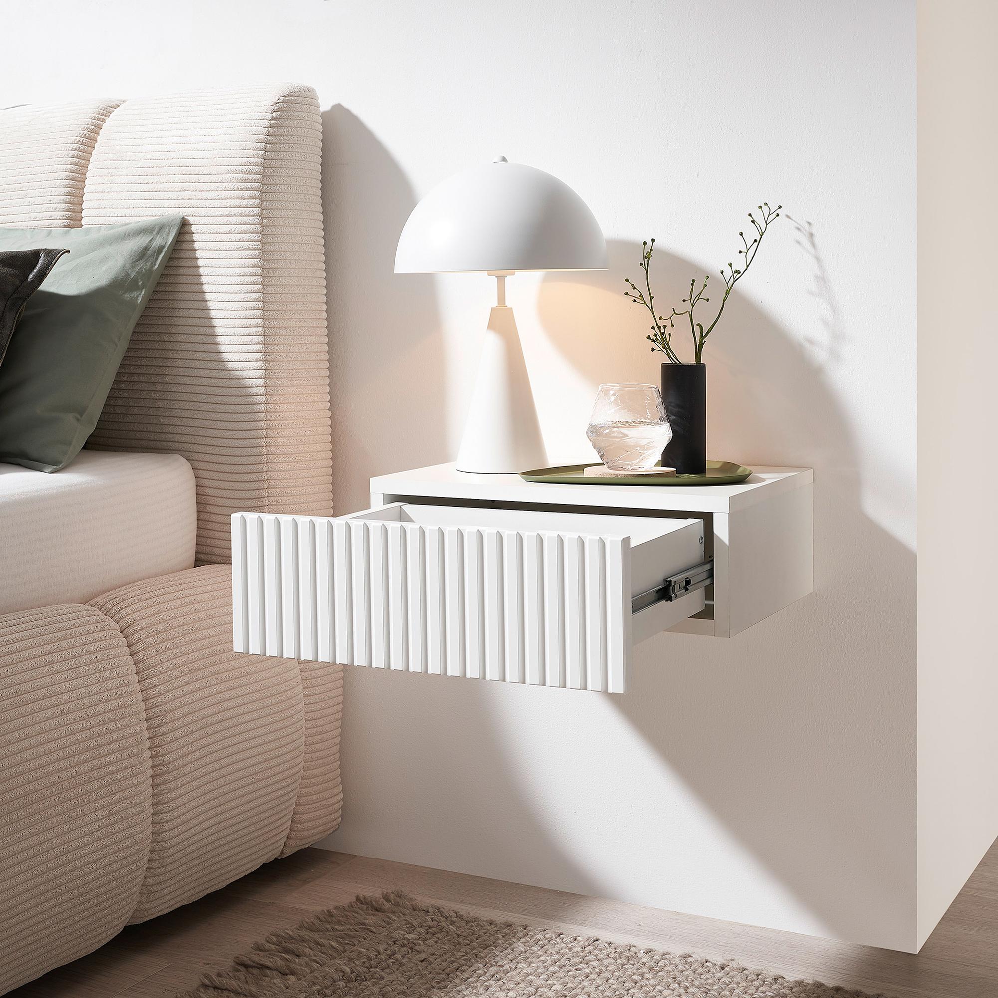 Narella Hänge-Nachtkommode Weiß 3