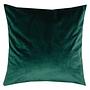 Kissenbezug French Velvet Webstoff Flaschengrün 0