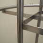 Vintage coat rack metal silver 1990s 6