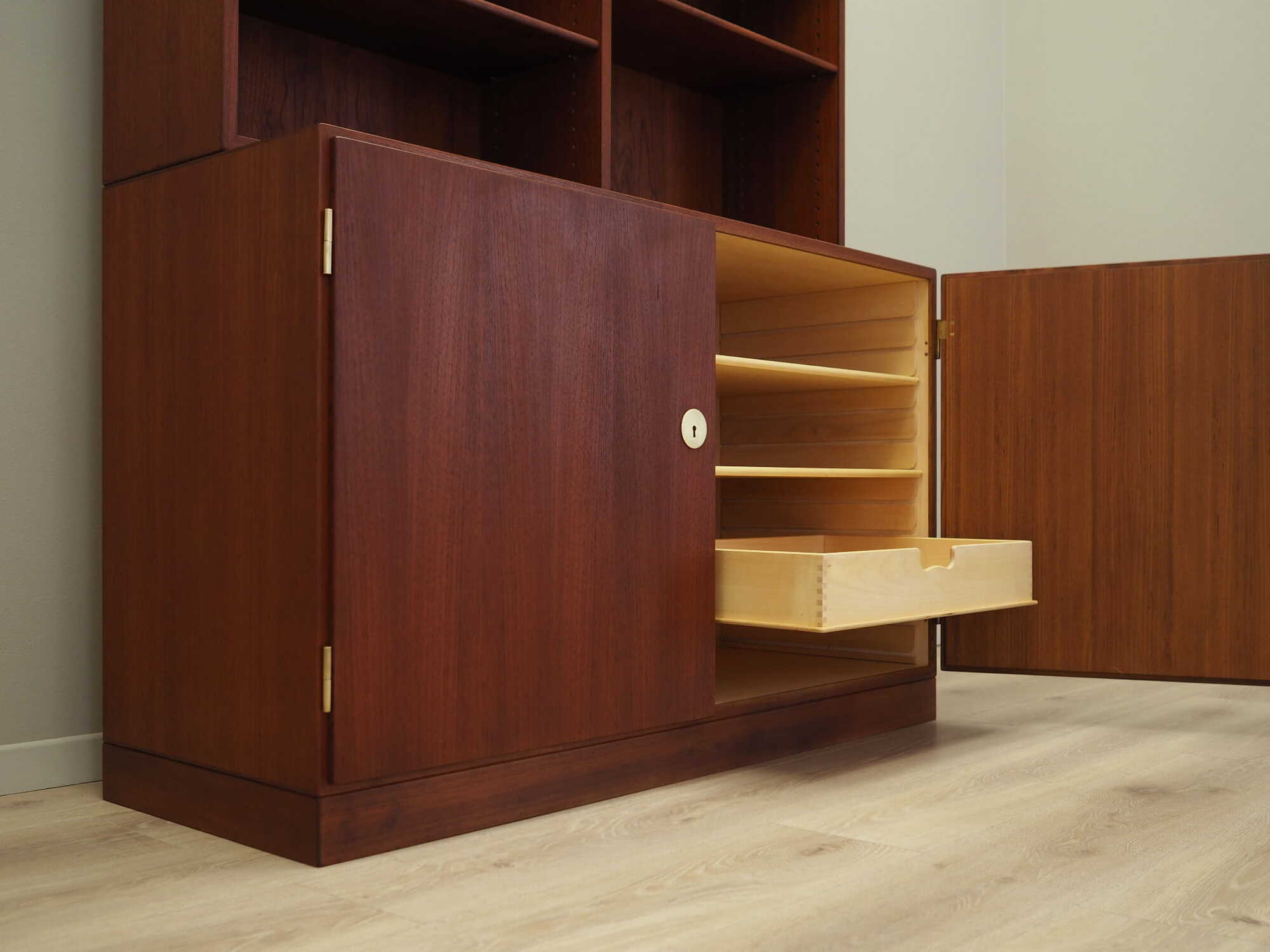 Vintage Bookshelf Teak Brown 1960s 4