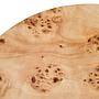 Mota Burl Wood Runder Beistelltisch 4