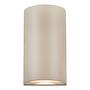 2-Flammig LED-Wandleuchte Rold Glas Stahl Beige 3