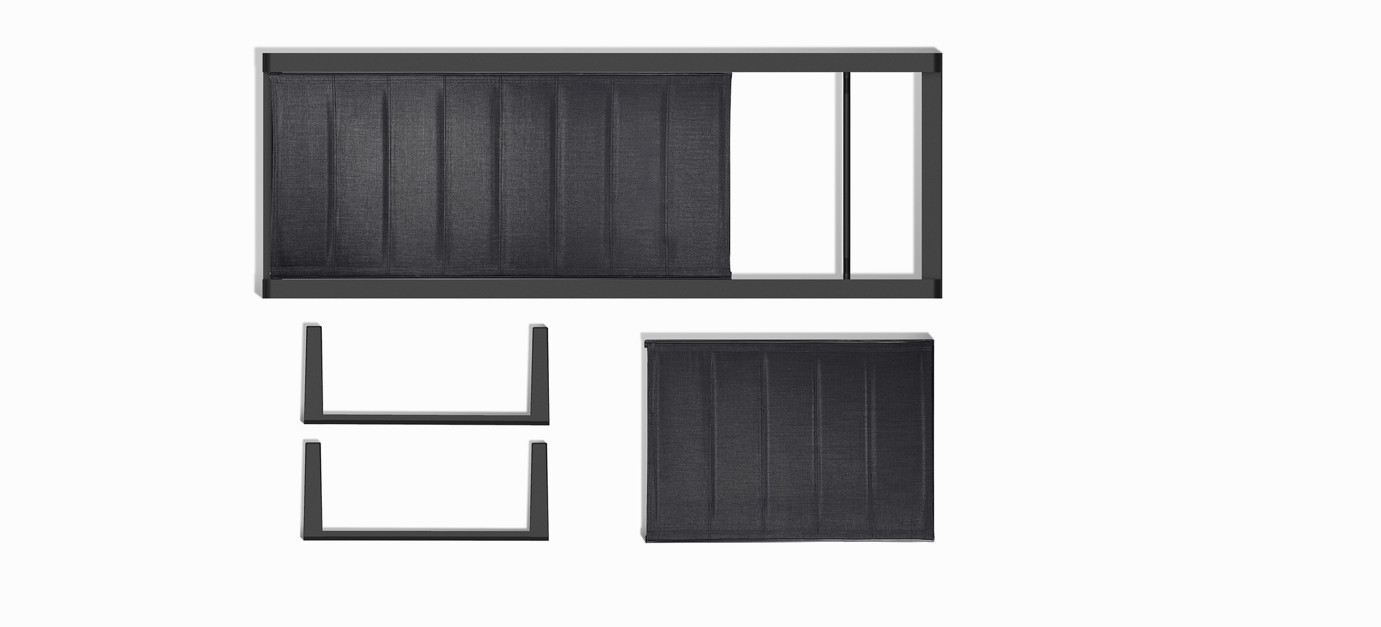 Emoti recliner metal textile anthracite 6