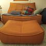 Florence Sofa & Hocker Leder Braun 0