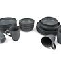 Dinner set 16-piece Porcelain Grey 4