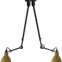 LAMPE GRAS N°302 DOUBLE Pendelleuchte Gelb 0