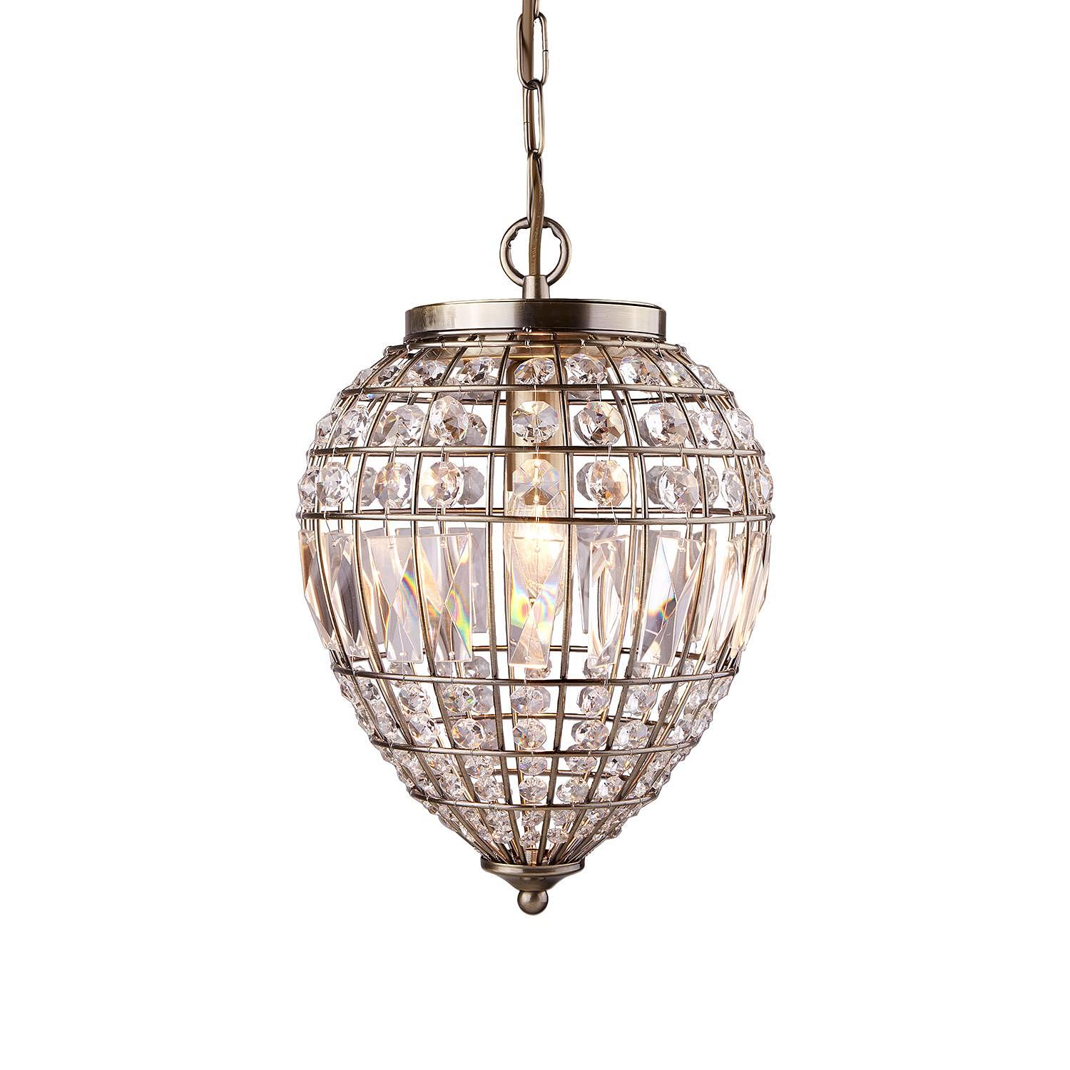 Pendant light Pineapple II Clear glass Steel 0