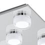 LED Bathroom Light Romendo III 5-Light Steel 1