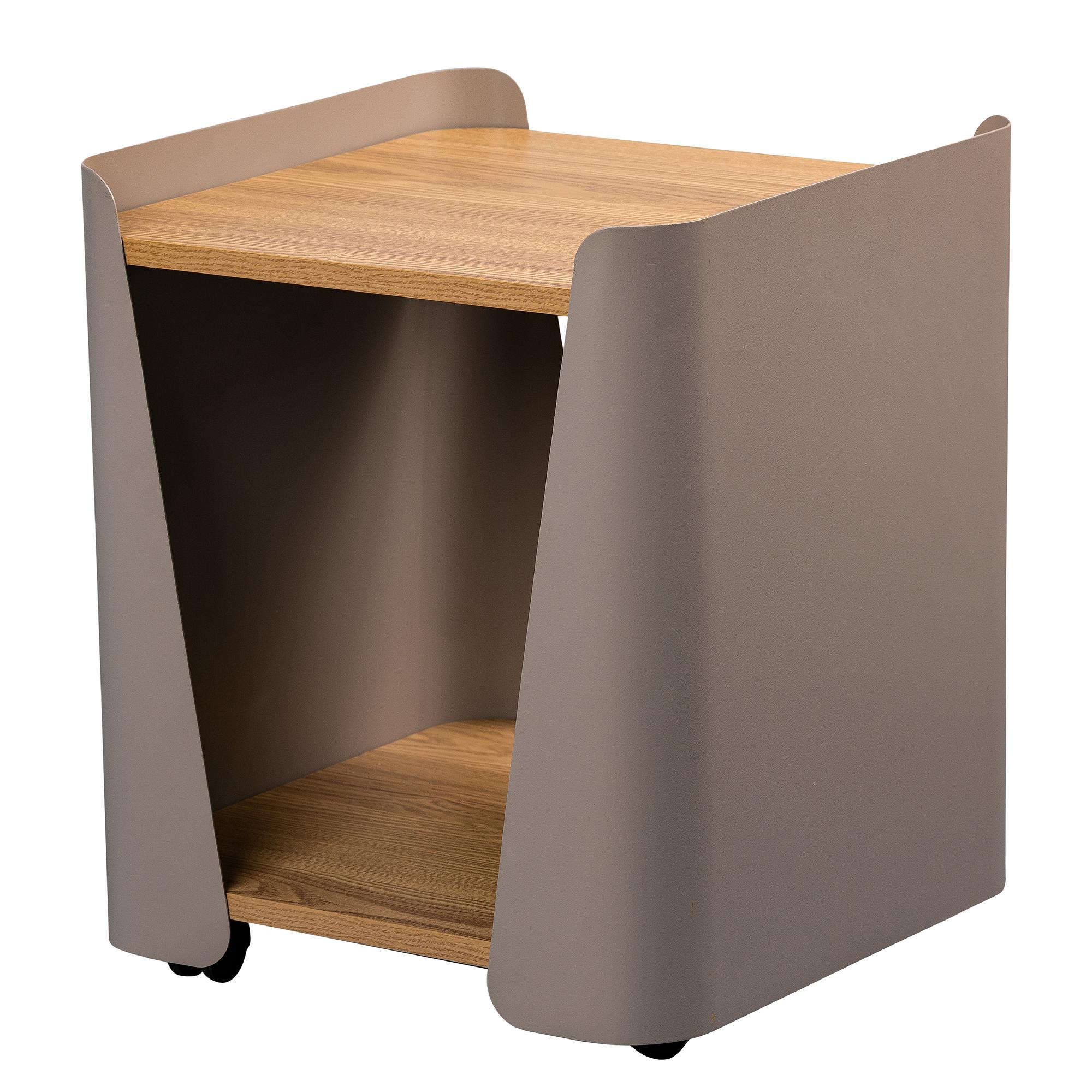 Sinbuk Beistelltisch Eiche Artisan Dekor Taupe 0