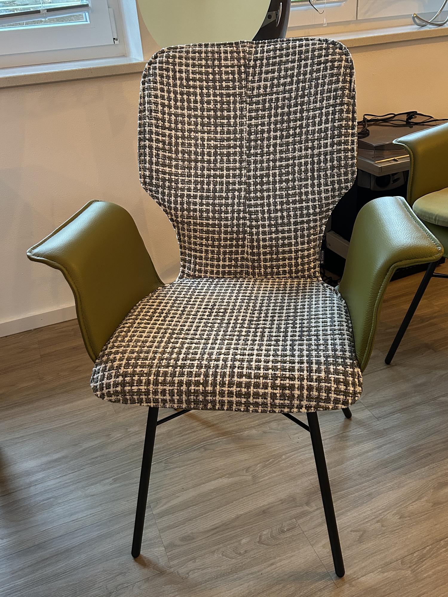 4x Nevio V1462 Armchair Leather 6