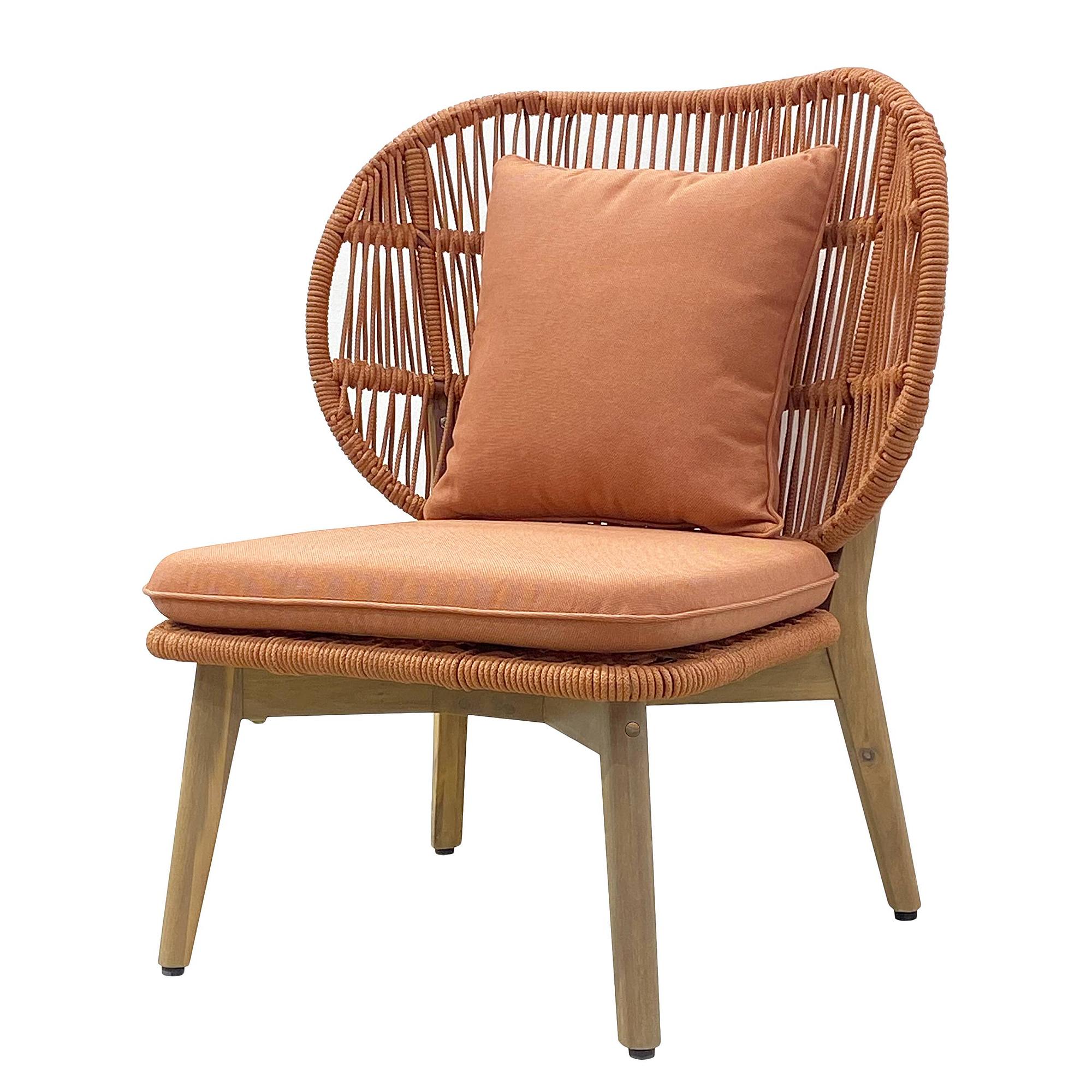 Lasia Gartensessel Akazienholz Polyester 0