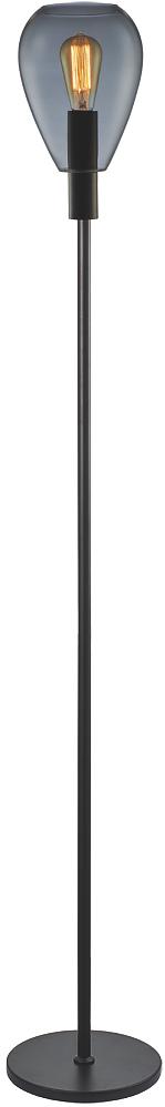 Stehlampe Rauchglas Grau 0