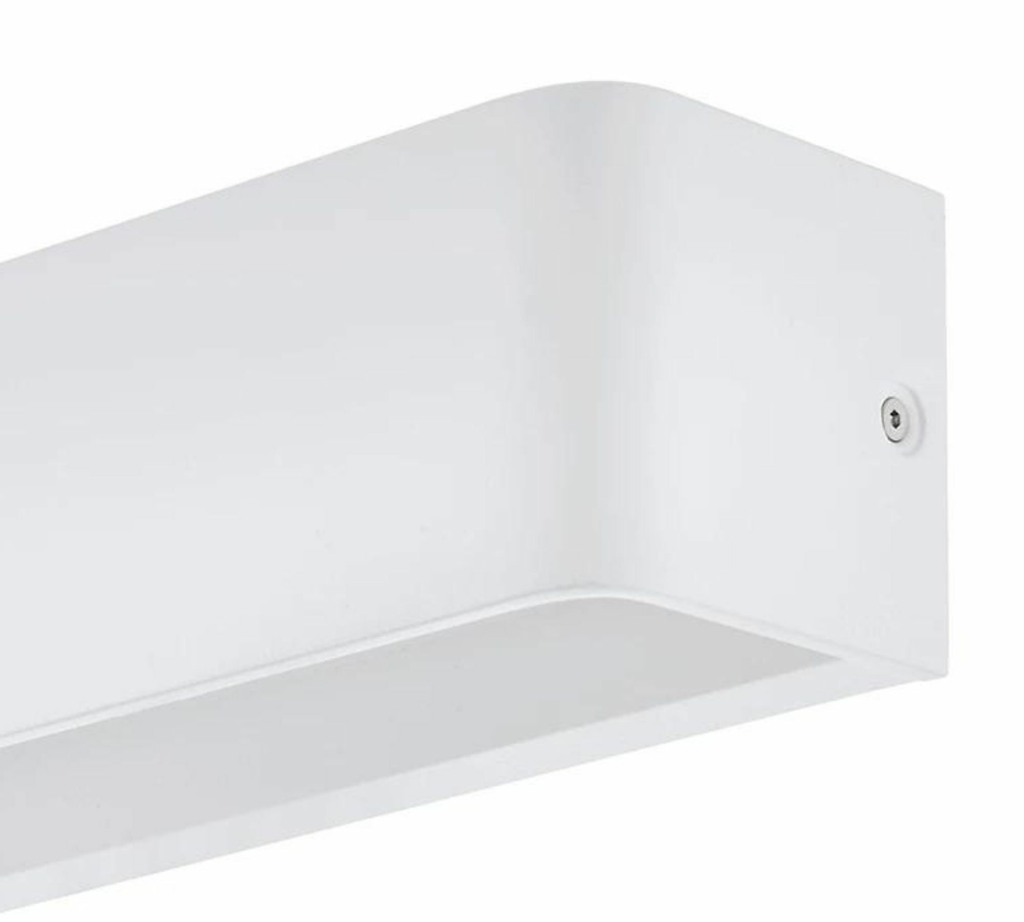 LED Wandleuchte 1-flammig Aluminium Weiß 1