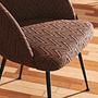 Holly Esszimmerstuhl Danilo Zigzag Burnt Mocca 3