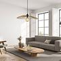 Pendelleuchte Wave Wire Gold 2