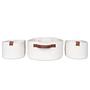 3x Jarana Storage basket Cotton White 4