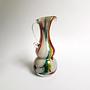 Vintage Confetti Vase Muranoglas Mehrfarbig  1