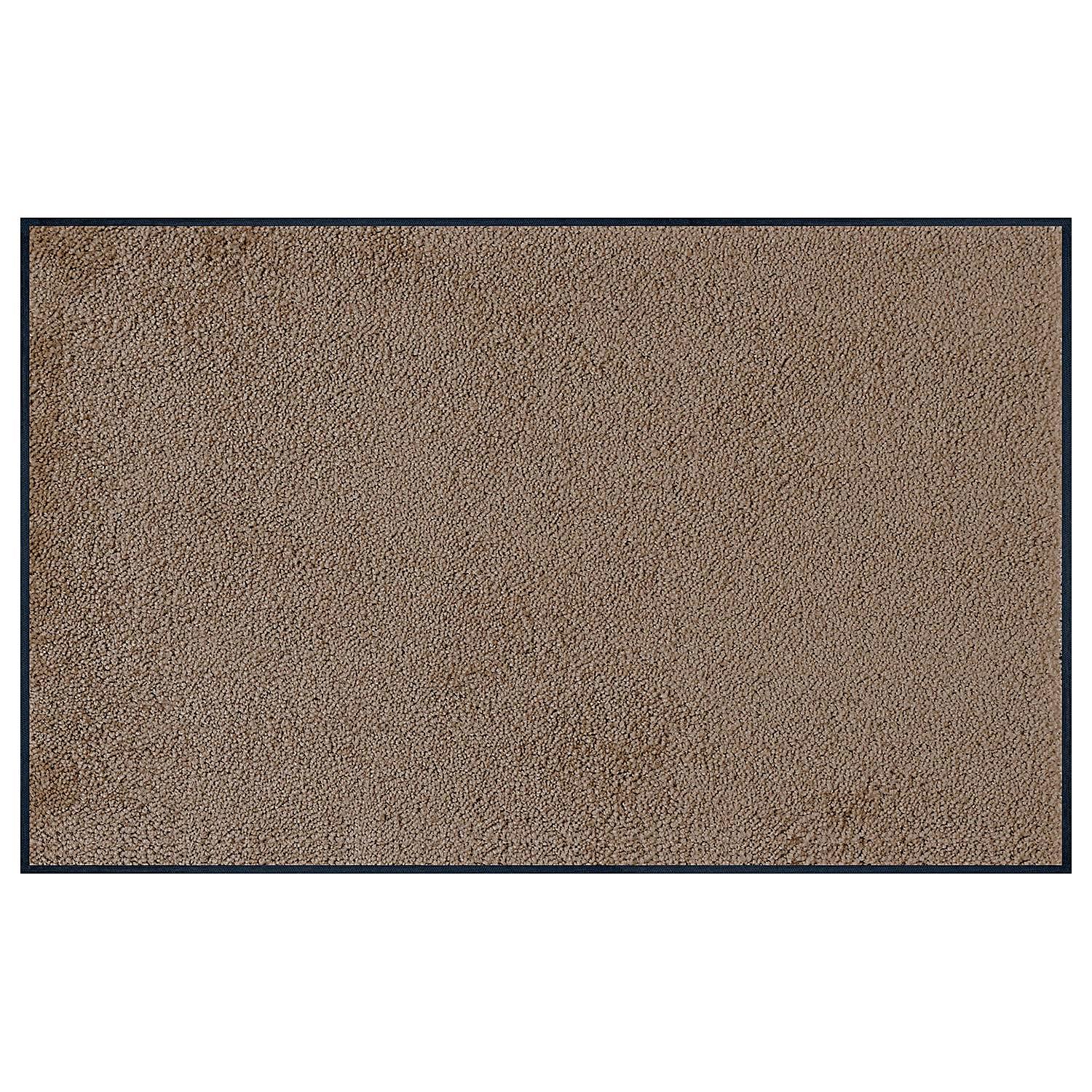 Clean-off mat Polyamide Nitrile rubber Brown 75x120cm 0
