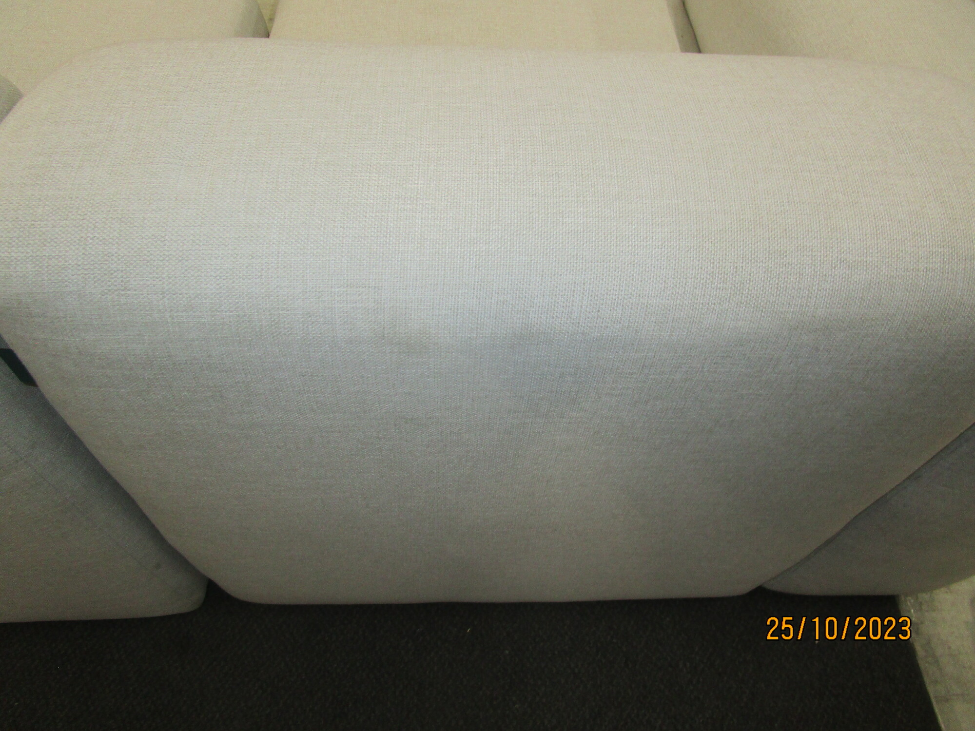 Pyllow Sofa Récamiere Links Webstoff Lichtgrau 7