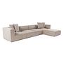 Sora Corner Sofa Beige 3