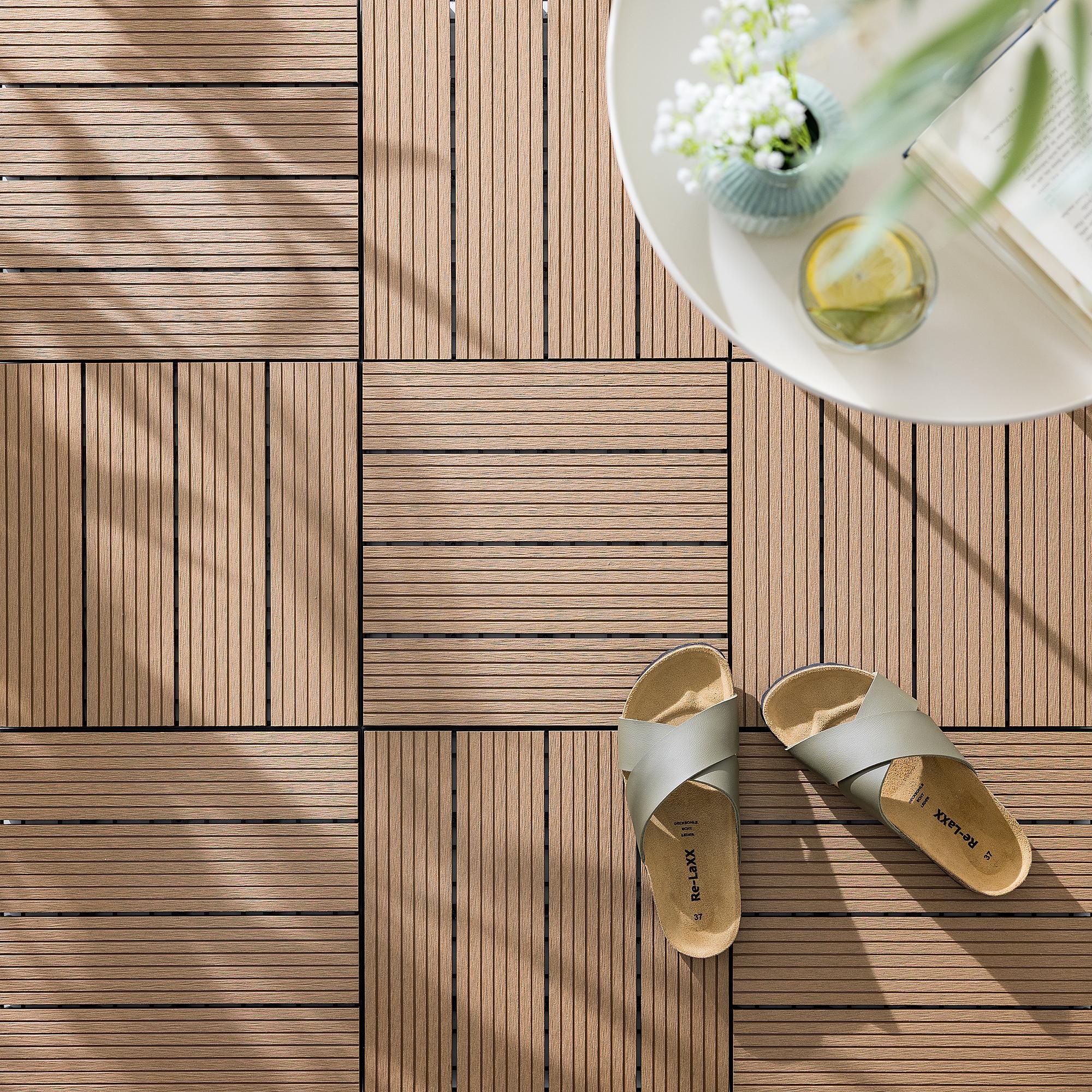 Svevo Typ A Terrassenfliese 22er-Set Braun 1