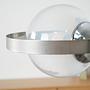 Space Age pendant lamp metal white 1970s 8