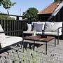AVON Sofa Lounge Set Rostrot 6