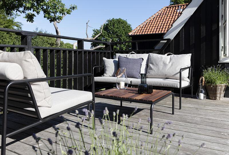 AVON Sofa Lounge Set Rostrot 6