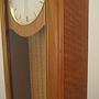 Vintage grandfather clock pine wood 6