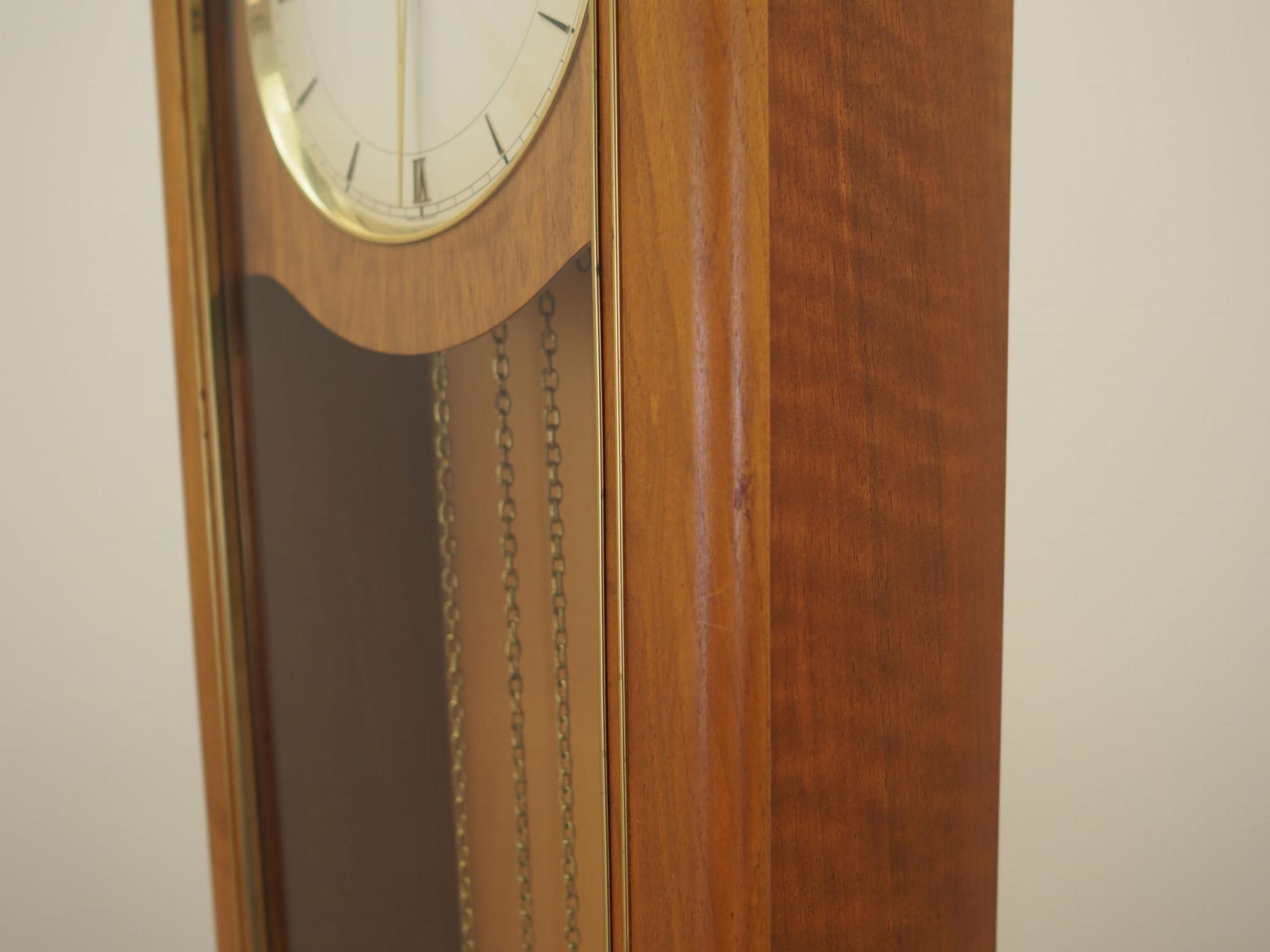 Vintage grandfather clock pine wood 6