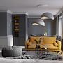 2-Flammig Wabi Sabi Driftgrains Pendelleuchte Beton Grau 4